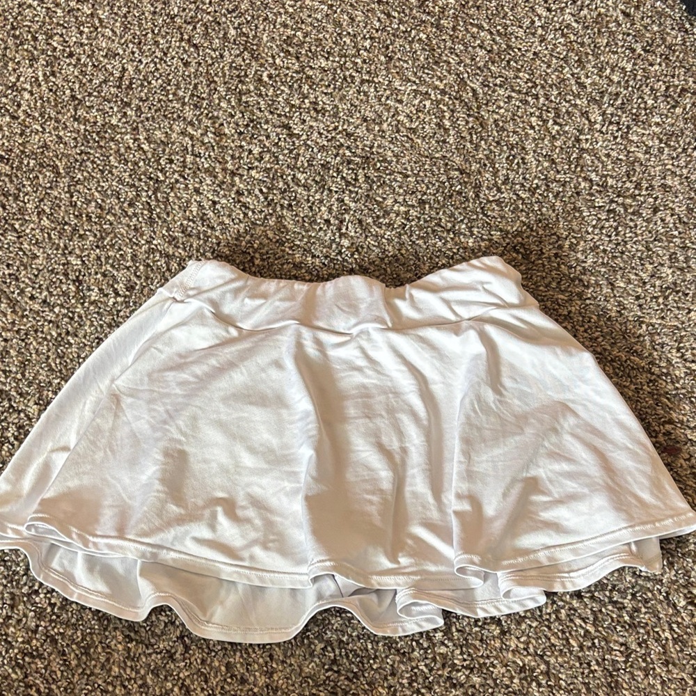 Chic White Skater Skirt